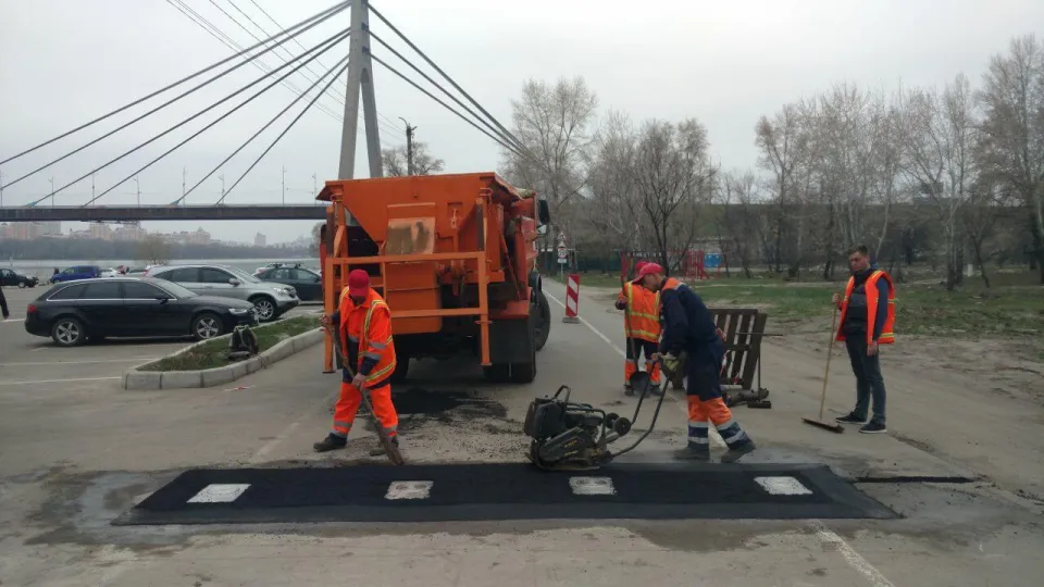 Автоматические болларды TiSO — Труханов остров, Киев
