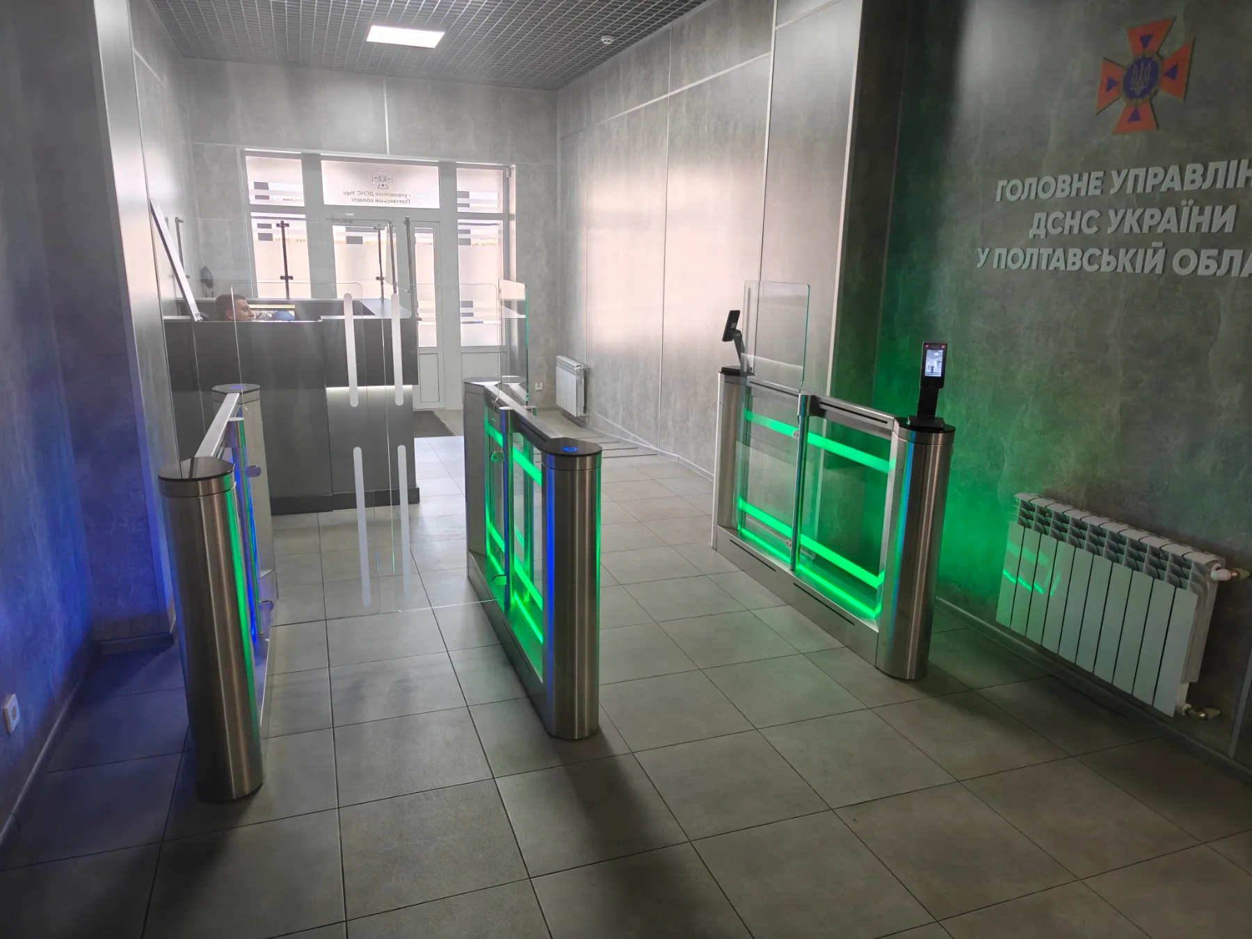 Sweeper HG + Hikvision Face ID — Головне управління ДСНС Полтавської області